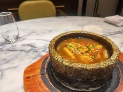 海胆虾怪酱炖老豆腐-青雅中餐厅(大连金石滩绿发希尔顿度假酒店)