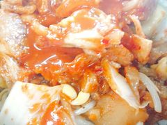 泡菜五花肉拌饭-中央财经大学-食堂