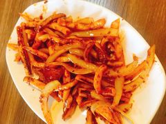 烤鱿鱼-炙热童年·老北京炙子烤肉(南锣鼓巷店)