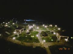 室外温泉夜景-青岛海泉湾度假区温泉