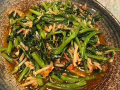 酸笋炒空心菜-浩海火燒雲傣家菜(静安芮欧店)
