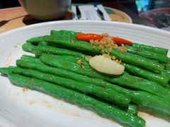 虾酱炒四季豆-帕蓝·暹罗料理(大学路店)