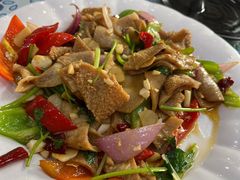 尖椒炒羊肚-回香楼大连新派清真菜