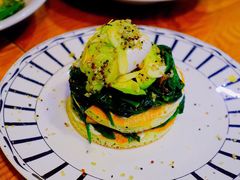 牛油果蘑菇菠菜水波蛋-AFS Cafe & Canteen(闽江二路店)