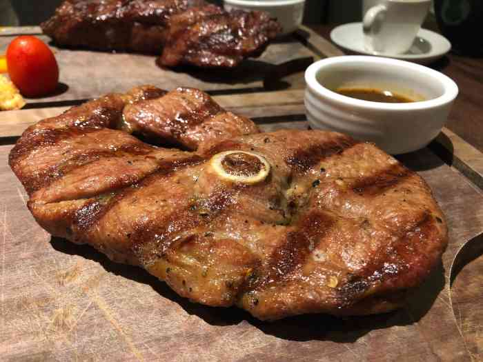 雅达利超级牛扒(米兰店)-"[薄荷]环境:开了比较久的一家餐厅,环.