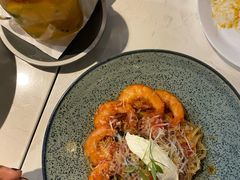芝士蘑菇鲜虾意大利面-BE BRIGHT KITCHEN(正佳广场店)