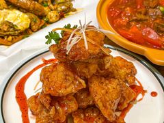 -东来菜馆•手抓海鲜家常菜•海鲜锅贴(鸽子窝店)