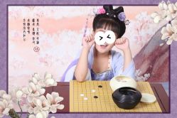-后宫·古装汉服京剧儿童亲子全家福摄影