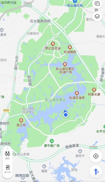 松山湖南湖湾露营营地图片