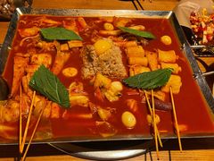鱼饼火山炒年糕-包装马车·韩国料理·포장마차