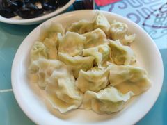 角瓜鸡蛋虾仁煎饺-添福来墨鱼饺子 · 海鲜东北菜(大连星海·黄浦路店)