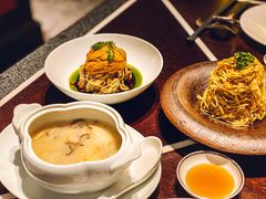 酱麻油海胆拌秋茄-杭州西子湖四季酒店·金沙厅
