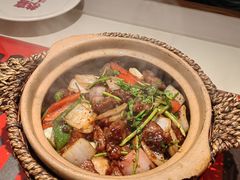 啫啫雪花牛粒-恭喜上堓砂锅焗·海鲜大排档(闵行龙湖店)