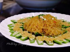 蒜蓉蒸秋葵-茶叁酒肆·楚味江湖(菱角湖店)