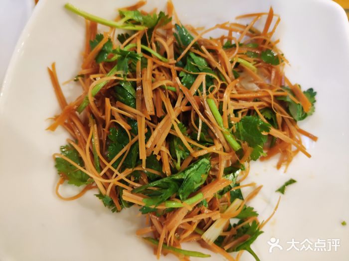 黄山玉屏楼宾馆餐厅徽州腊干丝图片