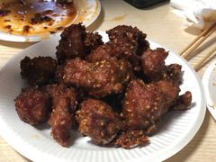 -老红桥炸灌肠牛肚锅烧烤(定福庄店)