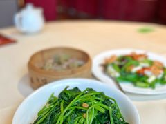 拍蒜豆豉炒番薯叶-利苑酒家(金宝店)