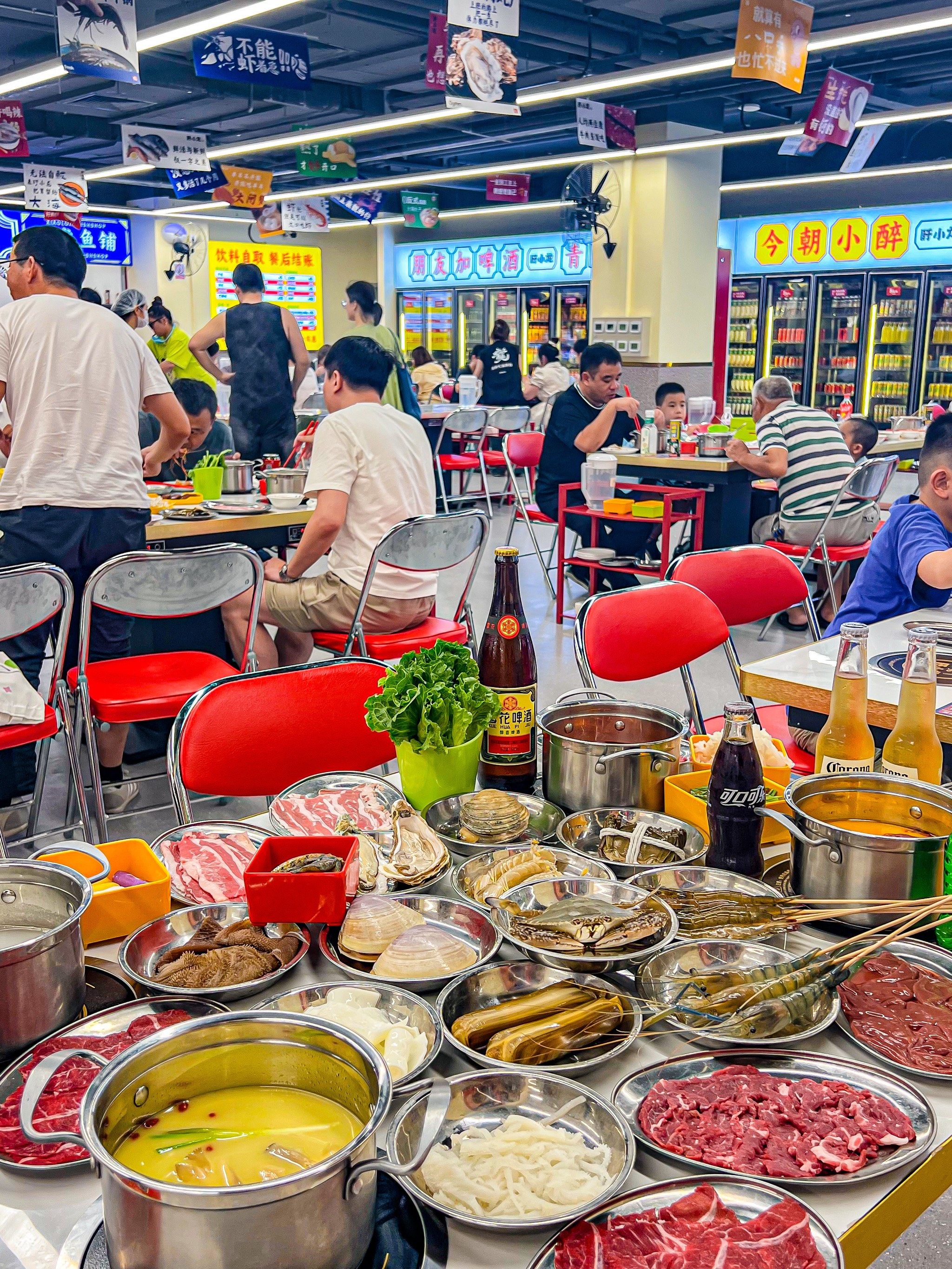 虹桥也有啦!超火的海鲜大排档!