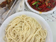 辣子肉拌面-托克逊老四号餐厅