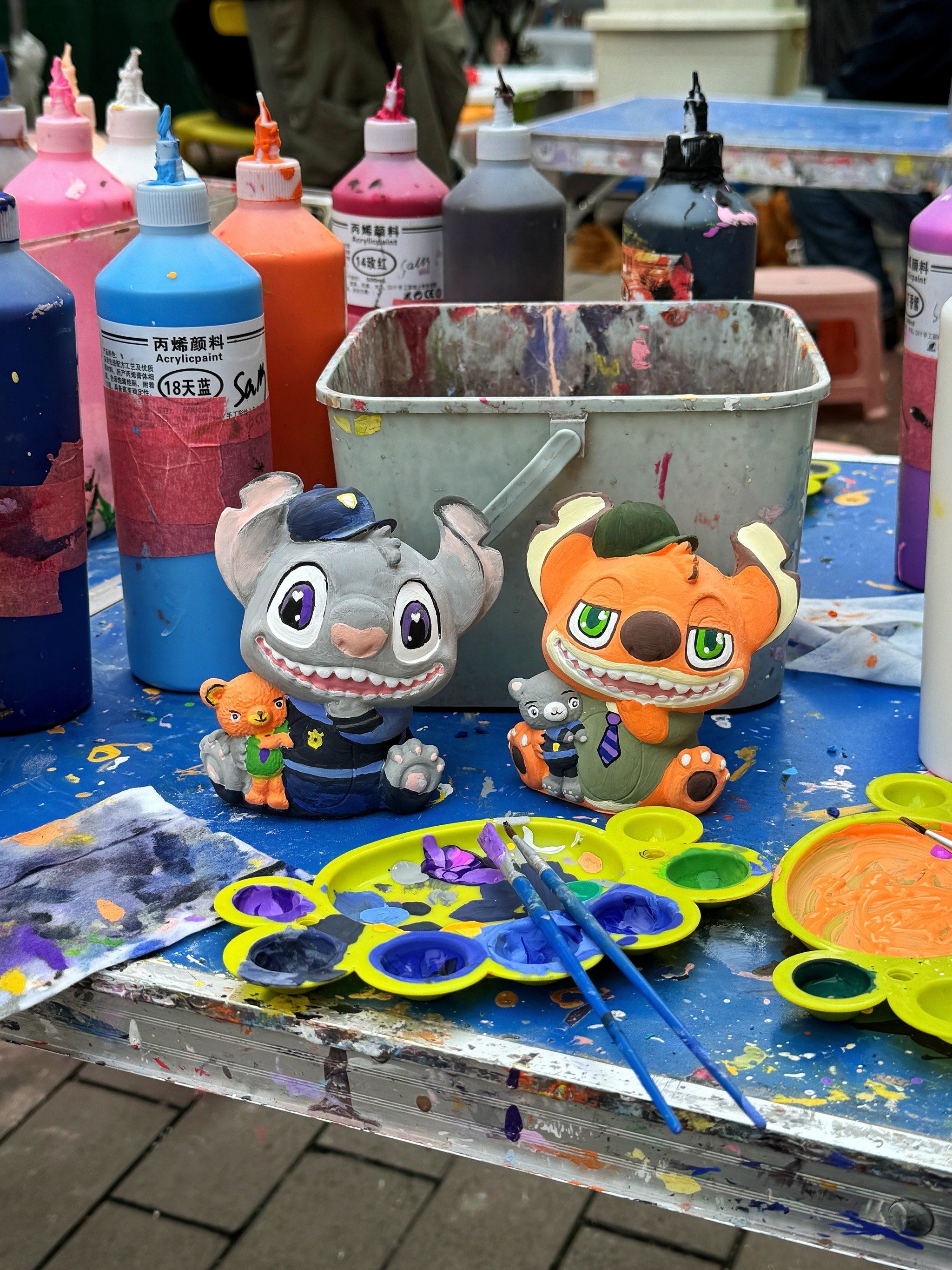 石膏娃娃太好画啦