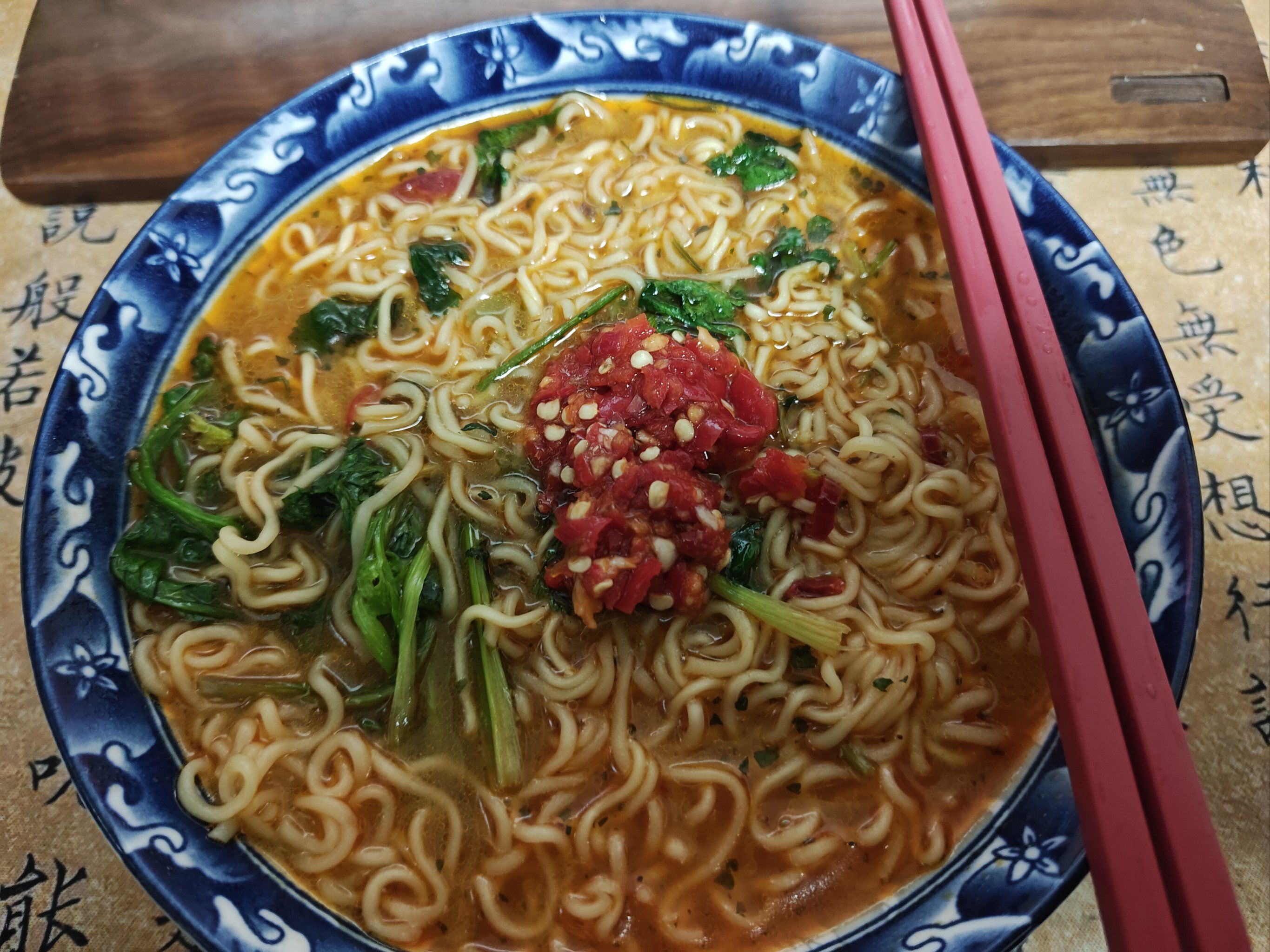 就喜欢吃白象的辣牛肉汤面