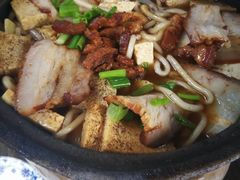 砂锅猪肉炖清水粉条-百花人家(清水田园店)