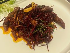 双椒牛柳粒-粤尚腾香居中餐厅(首都机场希尔顿店)