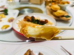 元宝炸顺德水牛奶拼咕咾肉-顺德渔村·岭南一号