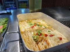 金针菇-大丘街路边烤牛肉
