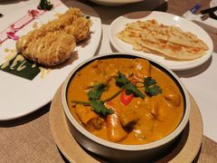 咖喱时蔬配手抓饼-若蘭慈·无国界素食料理(欢乐海岸店)