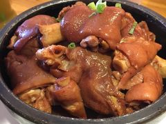 特色黄豆焖猪蹄-大清花饺子(山庄店)