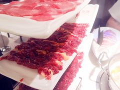 鲜牛肉-左庭右院鲜牛肉火锅(浦江欢乐颂店)