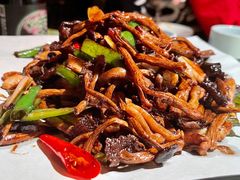 茶树菇炒八爪鱼-桂满陇-十里风荷(合生汇店)