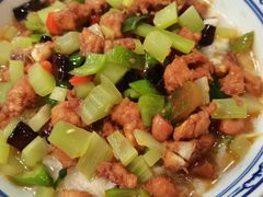 宫保鸡丁煮馍-老西安韩记三鲜煮馍(四府街店)