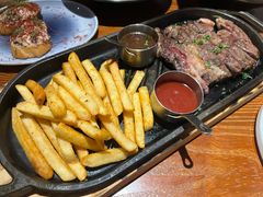 澳洲谷饲黑安格斯西冷牛排-澳骄 Aussie Kitchen·手工披萨·西餐(国大店)