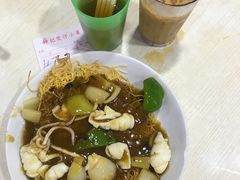 鲜鱿炒面-坤记煲仔小菜(西环店)