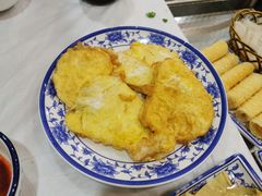 炸窝头片配臭豆腐-胡同儿老北京涮肉