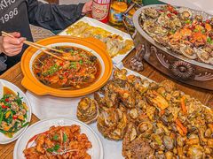 -东来菜馆•手抓海鲜家常菜•海鲜锅贴(鸽子窝店)
