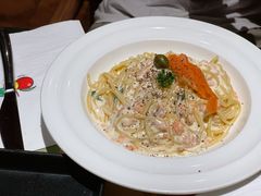 奶汁三文鱼意面-安妮意大利餐厅(国贸店)