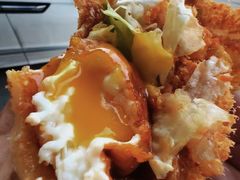 -小红车炸蛋葱油饼