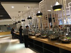 自助取餐区-感恩心素食馆(百世广场店)