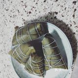 软糯香甜的美味豆沙馅粽子