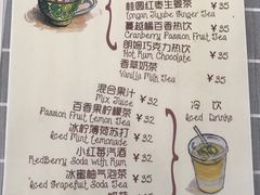菜单-海边的猫和咖啡馆