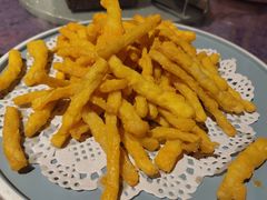 咸蛋黄焗杏鲍菇-锦上中式酒馆(南内环店)