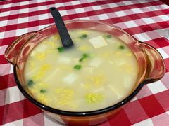 鸡汤小白菜煮榆林豆腐-西贝(金桥店)