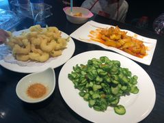 葱香炸大虾仁-船歌·鱼水饺青岛菜(合肥路永旺店)