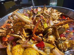 招牌香辣蟹-休记光头香辣蟹干锅店(衣冠庙店)