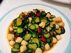 脆瓜炒扇贝丁-小螺号海鲜·地道鲁菜(泉城广场店)