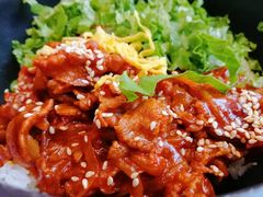秘制辣炒猪肉饭-鱼籽村秘制拌饭(崇文门店)