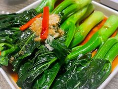 姜蓉白灼芥兰-丰圆轩粤式茶楼(大宁国际商业广场店)